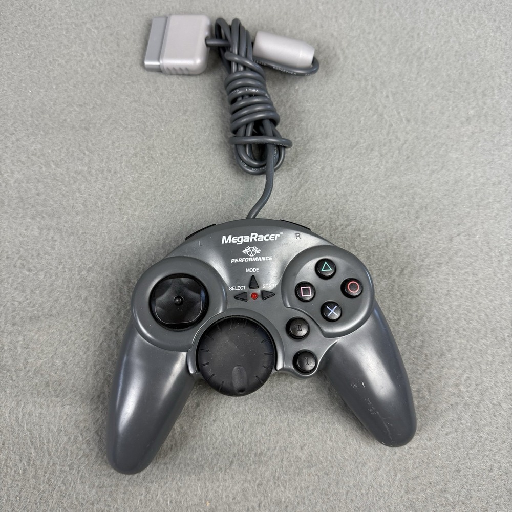 Ps1 PsOne PlayStation 1 Mega Racer Performance  Controller‎ Racing Games Tested